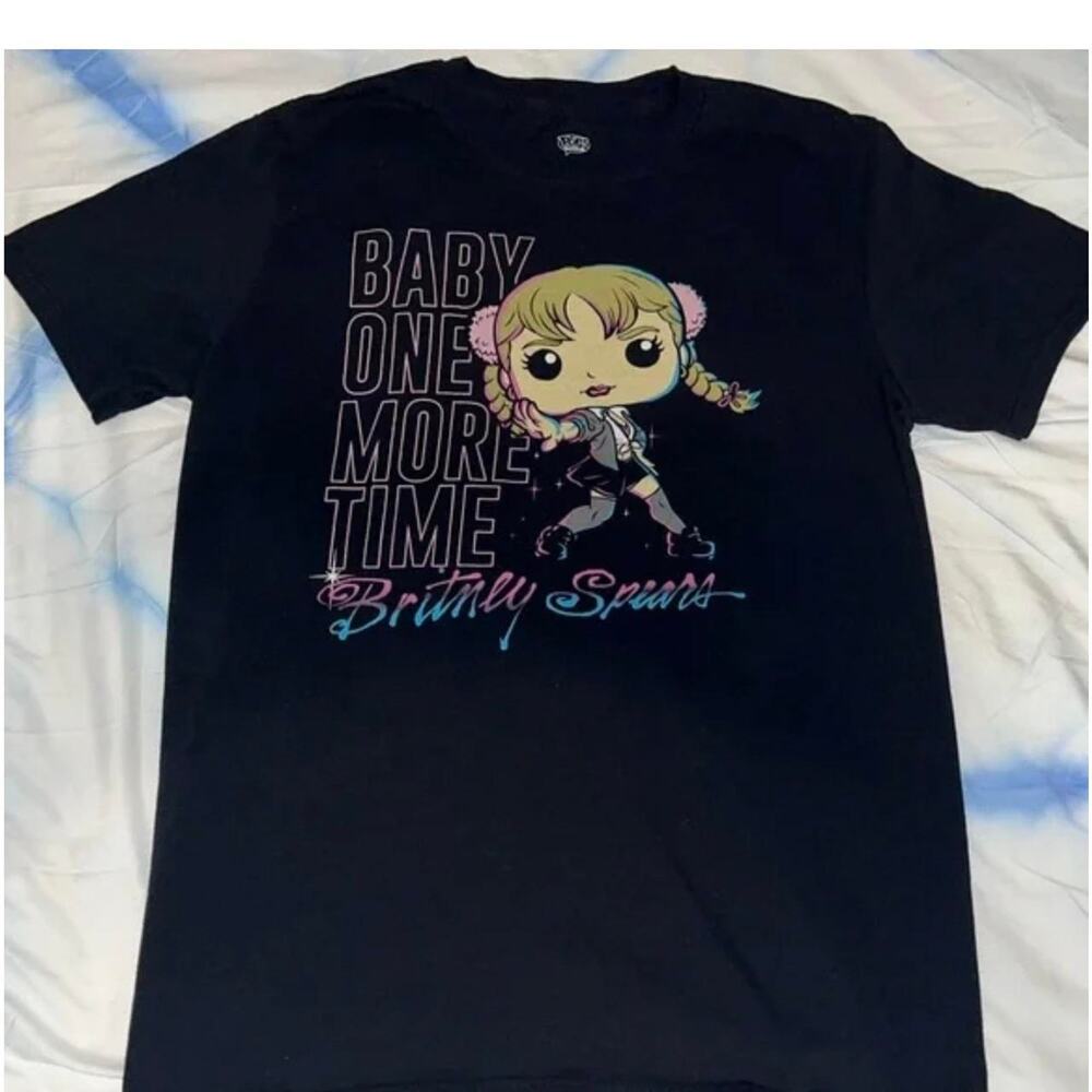 Funko Pop! Tees Britney Spears ...Baby One More Time Black T-Shirt - Size XL